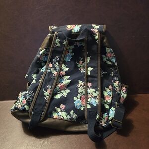 Floral Canvas Backpack
